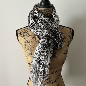 Animal print scarf